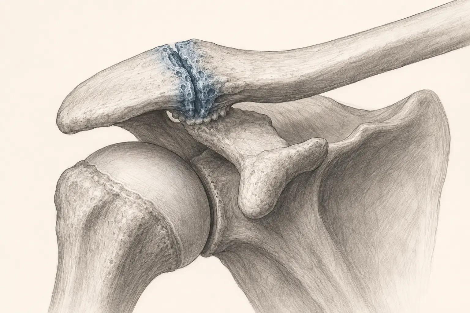 Anatomie de l’arthrose acromio-claviculaire