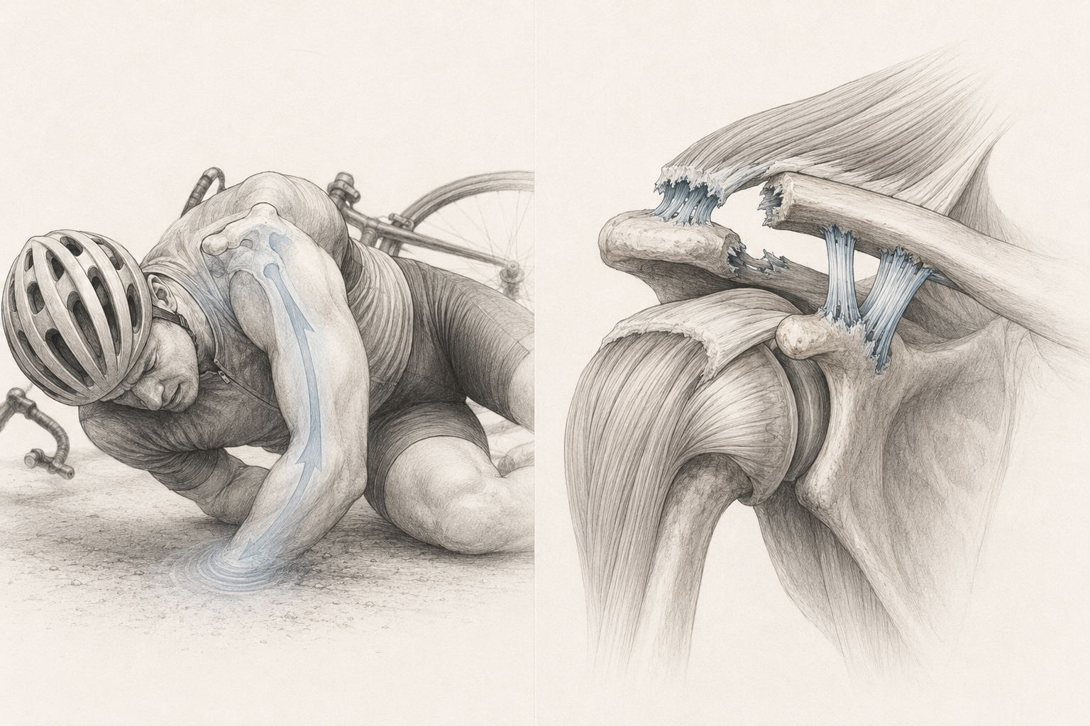Mécanisme et anatomie d’une disjonction acromio-claviculaire
