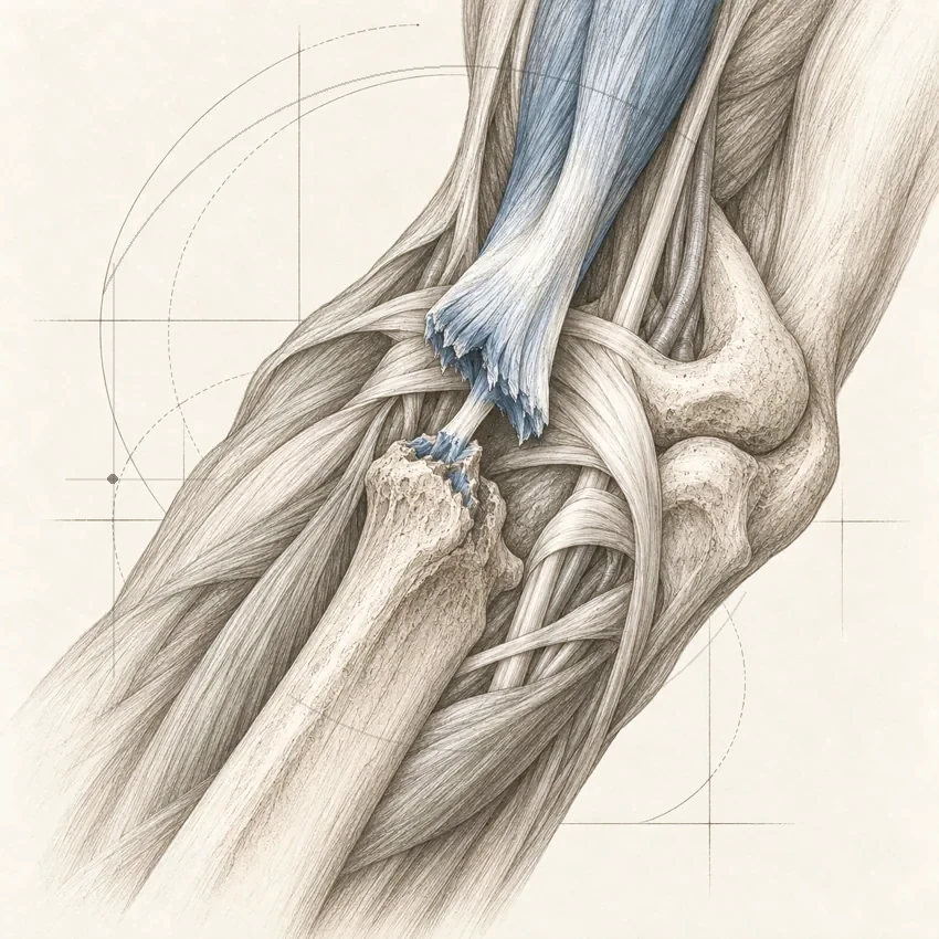 Distal biceps rupture