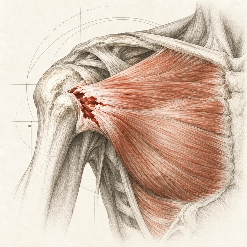 Pectoralis major tear