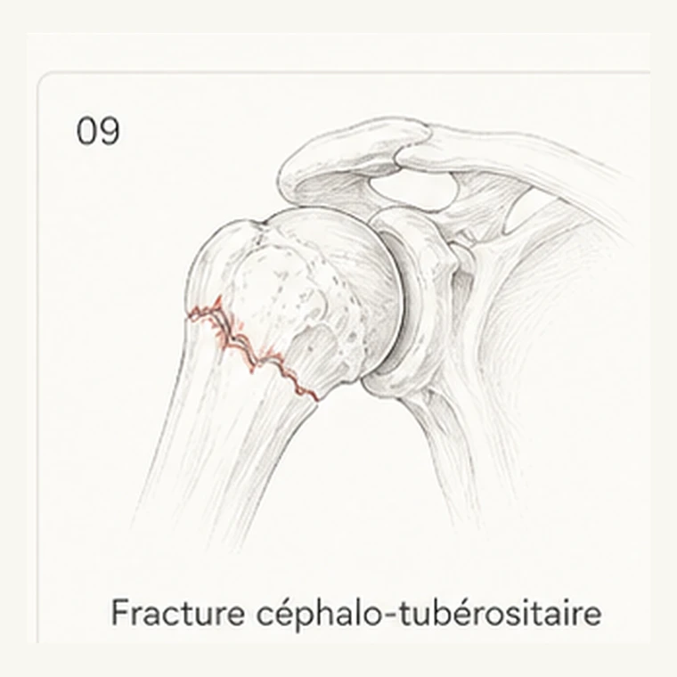 Fracture céphalo-tubérositaire