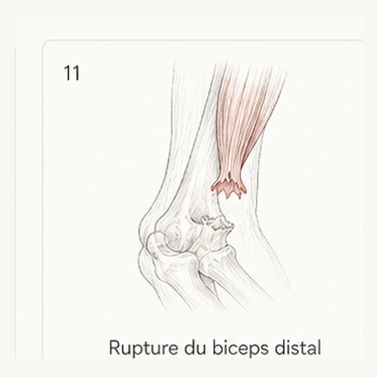 Rupture du biceps distal