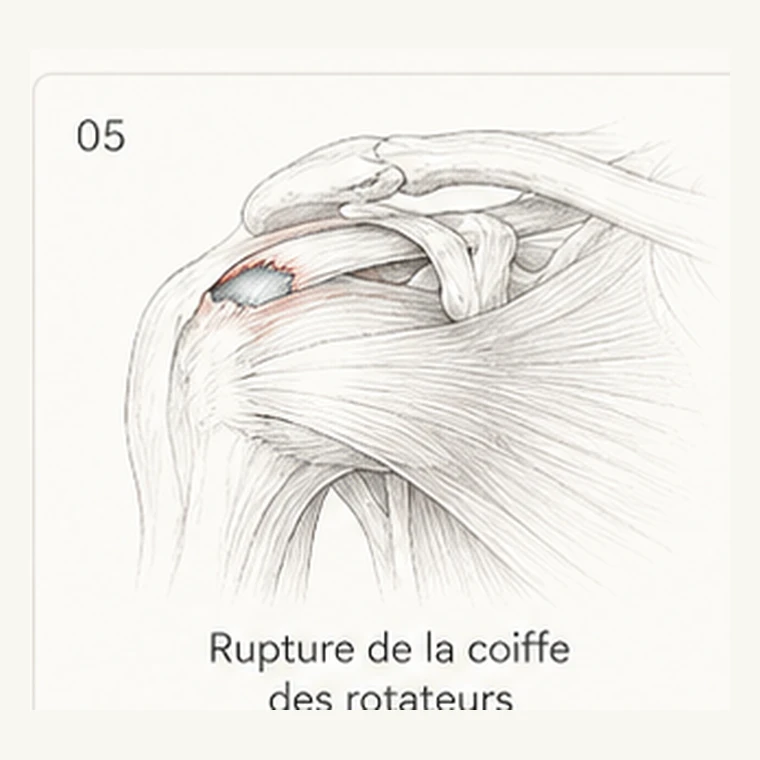 Rupture de la coiffe des rotateurs
