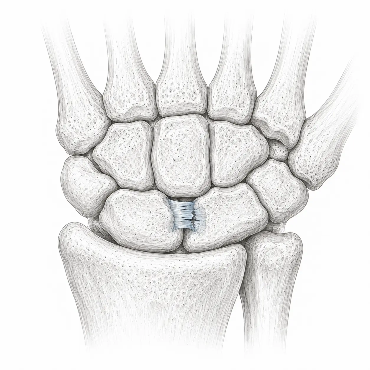 Anatomie scapho-lunaire